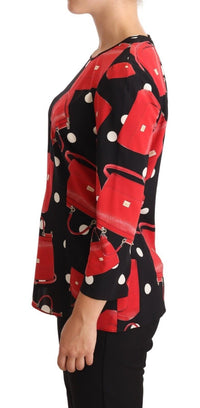 Thumbnail for Elegant Sicily Bag Print Blouse