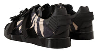 Thumbnail for Zebra Suede Low Top Fashion Sneakers