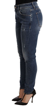 Thumbnail for Elegant Slim-Fit Distressed Skinny Jeans