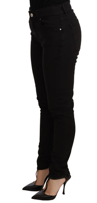 Thumbnail for Elegant Slim-Fit Black Skinny Jeans