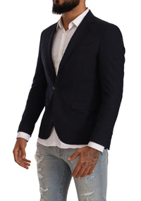 Thumbnail for Elegant Single Breasted Black Jacket