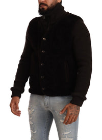 Thumbnail for Elegant Leather Bomber Jacket