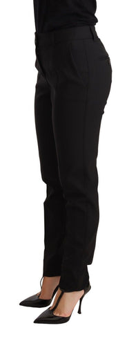 Thumbnail for Elegant Tapered Virgin Wool Trousers
