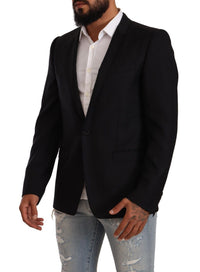 Thumbnail for Exclusive Black Virgin Wool Blazer