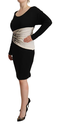 Thumbnail for Elegant Sheath Long Sleeve Boat Neck Dress