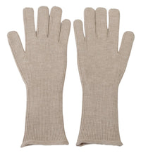 Thumbnail for Elegant Ivory Cashmere-Silk Blend Gloves