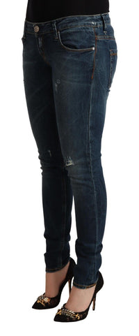Thumbnail for Chic Low Waist Skinny Denim Jeans