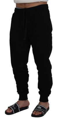 Thumbnail for Elegant Black Cotton Jogger Pants