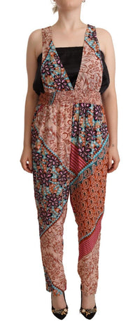 Thumbnail for Chic Multicolor Sleeveless V-Neck Jumpsuit