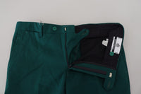 Thumbnail for Elegantly Tailored Green Pure Cotton Pants