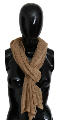 Thumbnail for Brown Neck Wrap Winter Shawl Foulard Scarf