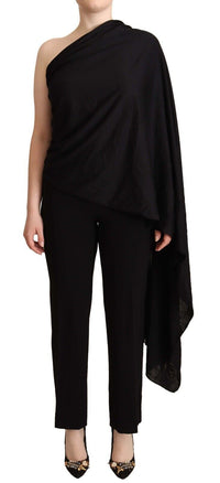 Thumbnail for Elegant One-Shoulder Wool Top