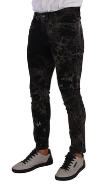 Thumbnail for Slim Fit Patterned Skinny Jeans