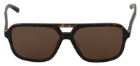 Thumbnail for Elegant Brown Patterned Men's Sunglasses