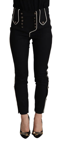 Thumbnail for Elegant High Waisted Slim Fit Trousers