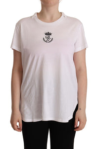 Thumbnail for Elegant Collared Crown Print Tee