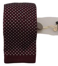 Thumbnail for Elegant Bordeaux Silk Bow Tie