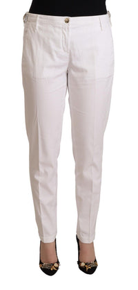 Thumbnail for Elegant Mid Waist Tapered Trousers