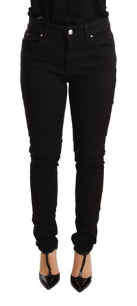 Thumbnail for Elegant Slim-Fit Mid Waist Skinny Jeans