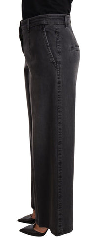 Thumbnail for Elegant Wide Leg Gray Wash Denim