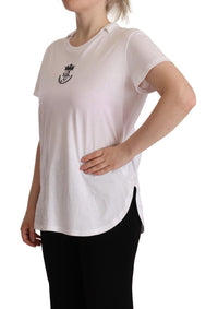 Thumbnail for Elegant Collared Crown Print Tee