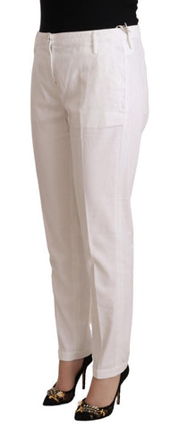 Thumbnail for Elegant Mid Waist Tapered Trousers