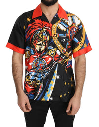 Thumbnail for Multicolor Silk Casual Elegance Shirt