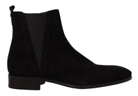 Thumbnail for Elegant Suede Leather Chelsea Boots