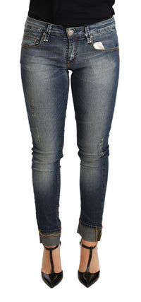 Thumbnail for Chic Blue Washed Skinny Denim