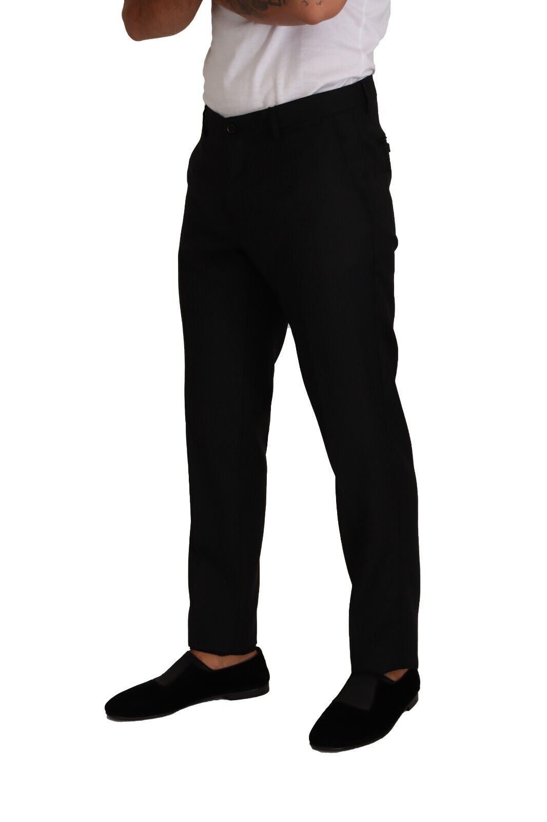 Elegant Slim-Fit Tuxedo Trousers