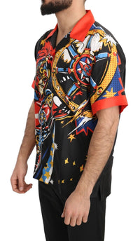 Thumbnail for Multicolor Silk Casual Elegance Shirt