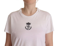 Thumbnail for Elegant Collared Crown Print Tee