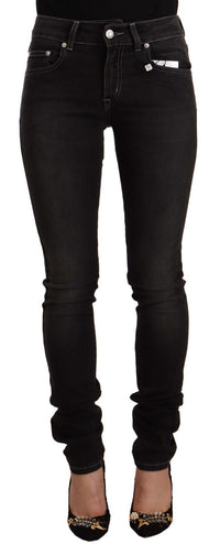 Thumbnail for Chic Slim-Fit Black Washed Jeans