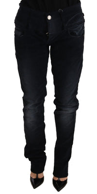 Thumbnail for Elegant Dark Blue Slim-Fit Denim