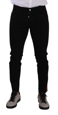 Thumbnail for Slim Fit Black Skinny Denim Jeans