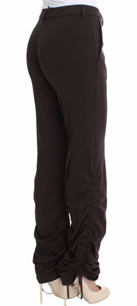 Thumbnail for Chic Brown Casual Trousers for Sophisticated Style