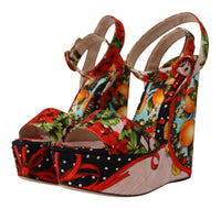 Thumbnail for Elevate Your Step in Multicolor Brocade Heels