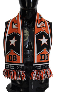 Thumbnail for Multicolor DG Logo Printed Men Neck Wrap Shawl Scarf