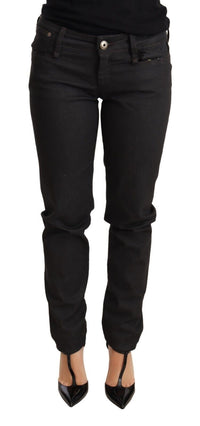Thumbnail for Chic Black Low Waist Skinny Jeans