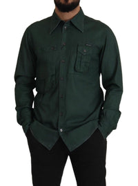 Thumbnail for Emerald Elegance Slim Fit Casual Shirt