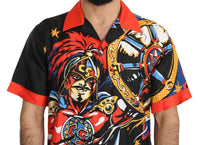 Thumbnail for Multicolor Silk Casual Elegance Shirt