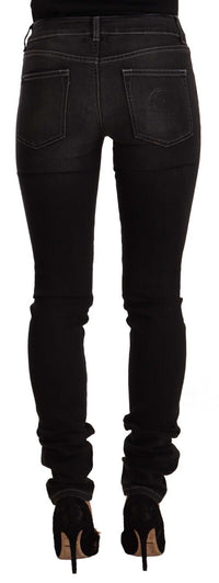 Thumbnail for Chic Slim-Fit Black Washed Jeans