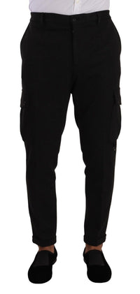 Thumbnail for Sleek Skinny Cargo Pants in Timeless Black