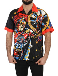 Thumbnail for Multicolor Silk Casual Elegance Shirt
