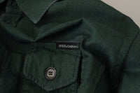 Thumbnail for Emerald Elegance Slim Fit Casual Shirt