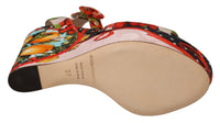 Thumbnail for Elevate Your Step in Multicolor Brocade Heels