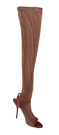 Thumbnail for Elegant Pink Ankle Strap Heels Sandals