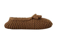 Thumbnail for Elegant Wool Knit Ballerina Flats in Brown