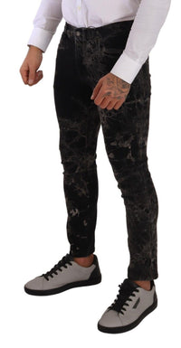 Thumbnail for Slim Fit Patterned Skinny Jeans