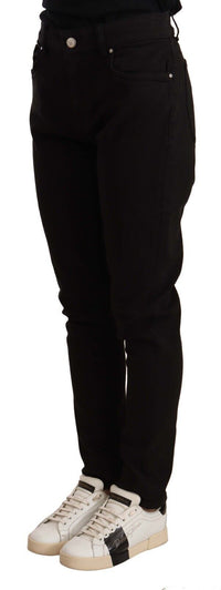 Thumbnail for Elegant Slim-Fit Black Skinny Jeans